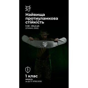 Балістичний пакет для РПС "Черсел" XL (1 клас | 750 г | НВМПЕ ✡ Ізраїль) ТМ Балістика 1542 фото