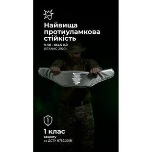 Балістичний пакет для РПС "Черсел" Слім S (1 клас | 490 г | НВМПЕ ✡ Ізраїль) ТМ Балістика 2193 фото