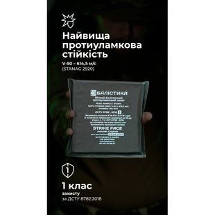 Балістичний пакет (1 клас | 15&times;15 см | 140 г | НВМПЕ ✡ Ізраїль) ТМ Балістика 153 фото