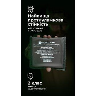 Балістичний пакет (2 клас | 15&times;15 см | 190 г | НВМПЕ ✡ Ізраїль) ТМ Балістика 155 фото
