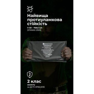 Балістичний пакет (2 клас | 15&times;30 см | 370 г | НВМПЕ ✡ Ізраїль) ТМ Балістика 158 фото