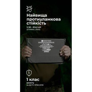 Балістичний пакет (1 клас | 20&times;30 см | 365 г | НВМПЕ ✡ Ізраїль) ТМ Балістика 1562 фото