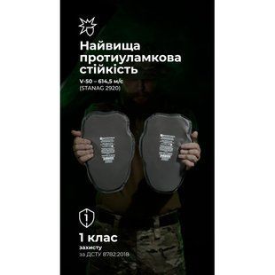Балістичні пакети в наколінники для бойових штанів Crye Precision G3 (1 клас | 27&times;18 см | 2 шт. | 250 г) ТМ Балістика 2502 фото