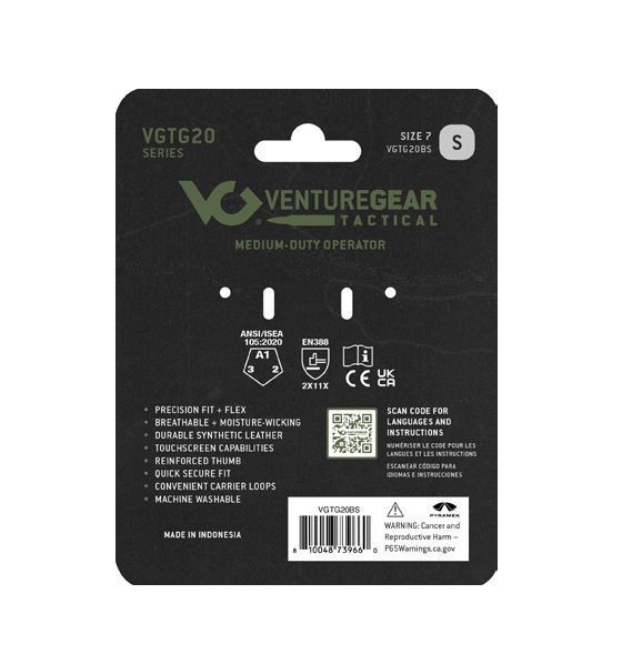 Тактичні рукавиці Venture Gear Tactical VGTG20 Medium-Duty Operator, пісочні, розмір L (9) VGTG20TL фото