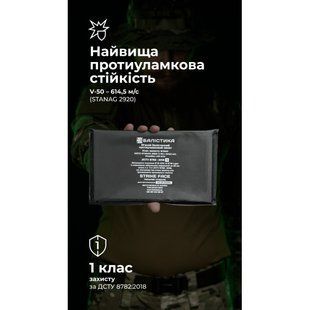 Балістичний пакет (1 клас | 15&times;25 см | 225 г | НВМПЕ ✡ Ізраїль) ТМ Балістика 1823 фото